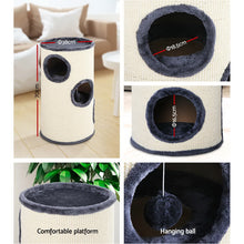 Load image into Gallery viewer, 70cm Pet Scratching Post - Wood Grey White
