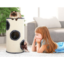 Load image into Gallery viewer, 70cm Pet Scratching Post - Wood Grey White
