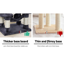 Load image into Gallery viewer, 145cm Cat Tree Trees Scratching Post - Fir Wood, Plush Velvet
