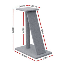 Load image into Gallery viewer, 82cm pet Scratching Post - Wood Slide Grey

