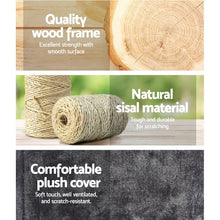 Load image into Gallery viewer, 171cm Pet Scratching Post - Wood Grey
