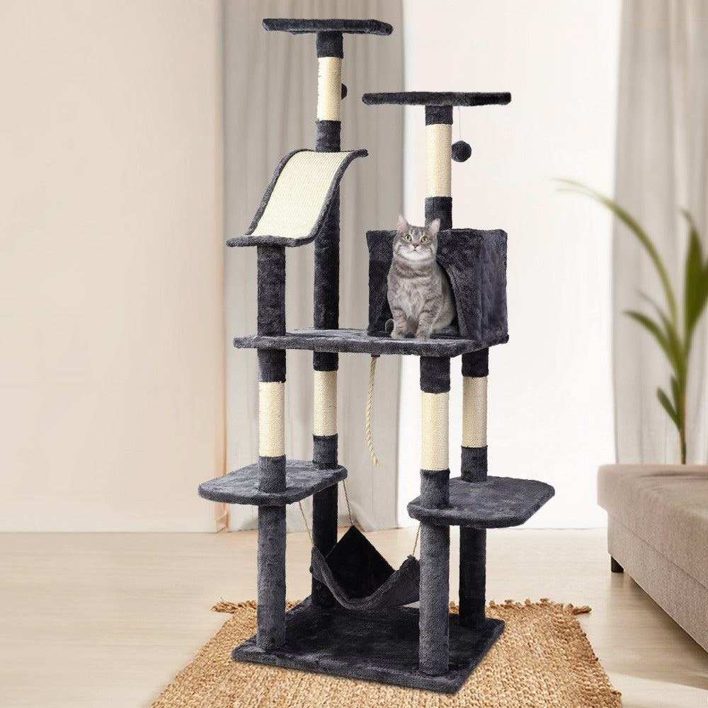 171cm Pet Scratching Post - Wood Grey