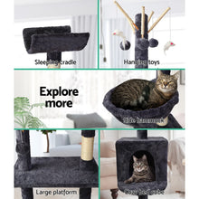 Load image into Gallery viewer, 140cm Pet Scratching Post - Fir wood Dark Grey
