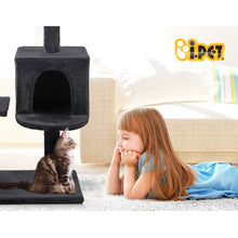 Load image into Gallery viewer, 140cm Pet Scratching Post - Fir wood Dark Grey
