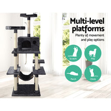 Load image into Gallery viewer, 184cm Pet Scratching Post - Wood Dark Grey
