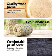 Load image into Gallery viewer, 184cm Pet Scratching Post - Wood Dark Grey
