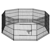 Load image into Gallery viewer, i.Pet 2x24" 8 Panel Dog Playpen Pet Fence Exercise Cage Enclosure Play Pen
