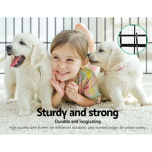 Load image into Gallery viewer, i.Pet 2x24" 8 Panel Dog Playpen Pet Fence Exercise Cage Enclosure Play Pen
