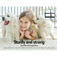 Load image into Gallery viewer, i.Pet 2x36&quot; 8 Panel Dog Playpen Pet Fence Exercise Cage Enclosure Play Pen

