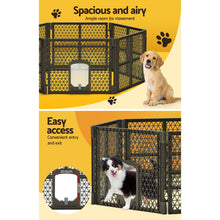 Load image into Gallery viewer, i.Pet Dog Playpen Enclosure 6 Panel Pet Fence Plastic Play Pen
