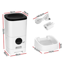 Load image into Gallery viewer, i.Pet Automatic Pet Feeder 6L Wifi Camera Dog Cat Smart Food Dispenser Timer
