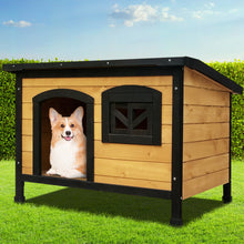 Load image into Gallery viewer, i.Pet Dog Pet Kennel Dog House Large Wooden 96cm x 69cm x 66cm
