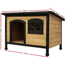 Load image into Gallery viewer, i.Pet Medium Wooden Pet Kennel
