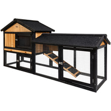 Load image into Gallery viewer, i.Pet Chicken Coop Rabbit Hutch Wooden Cage Pet Hutch 165cm x 52cm x 86cm

