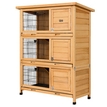 Load image into Gallery viewer, i.Pet Rabbit Hutch Wooden Cage Pet hutch Chicken Coop 91.5cm x 46cm x 116.5cm
