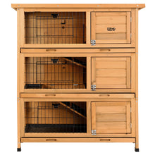 Load image into Gallery viewer, i.Pet Rabbit Hutch Wooden Cage Pet hutch Chicken Coop 91.5cm x 46cm x 116.5cm
