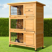 Load image into Gallery viewer, i.Pet Rabbit Hutch Wooden Cage Pet hutch Chicken Coop 91.5cm x 46cm x 116.5cm
