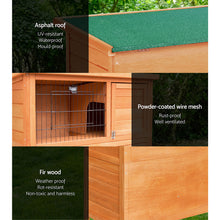 Load image into Gallery viewer, i.Pet Rabbit Hutch Hutches Large Metal Run Wooden Cage Chicken Coop Guinea Pig
