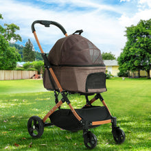 Load image into Gallery viewer, i.Pet Pet Stroller Dog Pram Large Cat Carrier Travel Pushchair Foldable 4 Wheels
