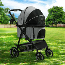Load image into Gallery viewer, i.Pet Pet Stroller Pram Large Dog Cat Carrier Travel Pushchair Foldable 4 Wheels
