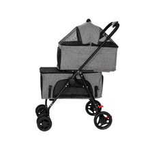 Load image into Gallery viewer, i.Pet Pet Stroller 2-tier Dog Pram Large Cat Carrier Travel Pushchair Foldable
