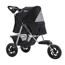 Load image into Gallery viewer, Foldable Pet Stroller - Large Black

