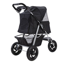 Load image into Gallery viewer, Foldable Pet Stroller - Large Black

