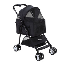 Load image into Gallery viewer, i.Pet Pet Stroller Dog Carrier Foldable Pram 3 IN 1 Middle Size Black
