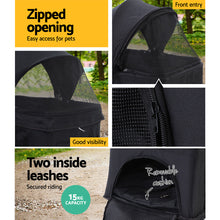 Load image into Gallery viewer, i.Pet Pet Stroller Dog Carrier Foldable Pram 3 IN 1 Middle Size Black
