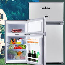 Load image into Gallery viewer, Glacio 65L Portable Fridge Bar Freezer Cooler Upright 12V/24V/240V Caravan Car Silver
