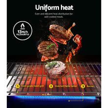 Load image into Gallery viewer, Grillz Portable Gas BBQ Grill with Double Sided Plate
