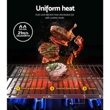 Load image into Gallery viewer, Grillz Portable Gas BBQ Grill 2 Burners with Double Sided Plate
