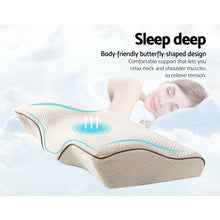 Load image into Gallery viewer, Giselle Memory Foam Pillow Neck Pillows Contour Rebound Pain Relief Support
