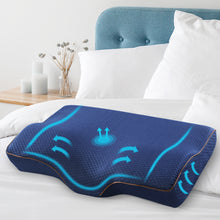 Load image into Gallery viewer, Giselle Memory Foam Pillow Neck Pillows Contour Rebound Pain Relief Support
