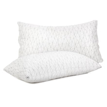 Load image into Gallery viewer, Giselle Bedding Set of 2 Rayon Single Memory Foam Pillow
