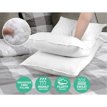 Load image into Gallery viewer, Giselle Bedding King Size 4 Pack Bed Pillow Medium*2 Firm*2 Microfibre Fiiling
