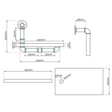 Load image into Gallery viewer, Artiss Floating DIY Pipe Shelf Set of 2 - IVOR
