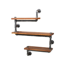 Load image into Gallery viewer, Artiss Floating DIY Pipe Shelf 3 Tiers - IONA
