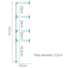 Load image into Gallery viewer, Artiss DIY Metal Ceiling Pipe Shelf Brackets
