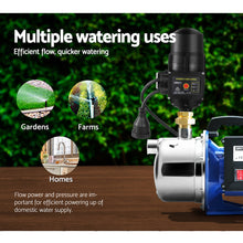 Load image into Gallery viewer, Giantz Garden Water Pump Jet High Pressure Stage Controller Garden Irrigation
