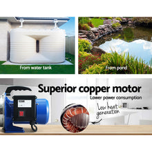 Load image into Gallery viewer, Giantz Garden Water Pump Jet High Pressure Controller Stage Irrigation 4600L/H
