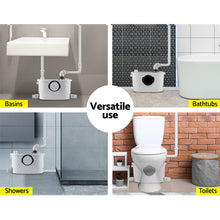 Load image into Gallery viewer, Macerator Sewerage Pump Waste Toilet Sewage Water Disposal Marine Basement Clean
