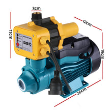 Load image into Gallery viewer, Auto Peripheral Water Pump Clean Electric Garden Farm Rain Tank Irrigation QB60 Yellow
