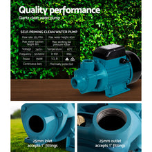 Load image into Gallery viewer, Giantz Peripheral Pump Clean Water Garden Boiler Car Wash Irrigation QB80
