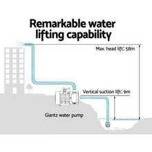 Load image into Gallery viewer, Giantz Water Pump High Pressure Multi Stage Farm Rain Tank Irrigation Garden
