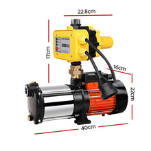 Load image into Gallery viewer, Giantz Water Pressure Pump Multi Stage Auto Garden House Rain Tank Irrigation
