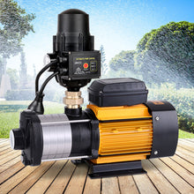 Load image into Gallery viewer, Giantz Multi Stage Water Pump Pressure Rain Tank Garden Farm House Irrigation 2000W Black Controller
