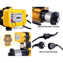Load image into Gallery viewer, Giantz Multi Stage Water Pump Pressure Rain Tank Garden Farm House Irrigation 2000W Yellow Controller
