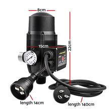 Load image into Gallery viewer, Giantz Adjustable Automatic Electronic Water Pump Controller - Black
