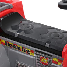 Load image into Gallery viewer, Rigo Kids Ride On Fire Truck Motorbike Motorcycle Car Red Grey
